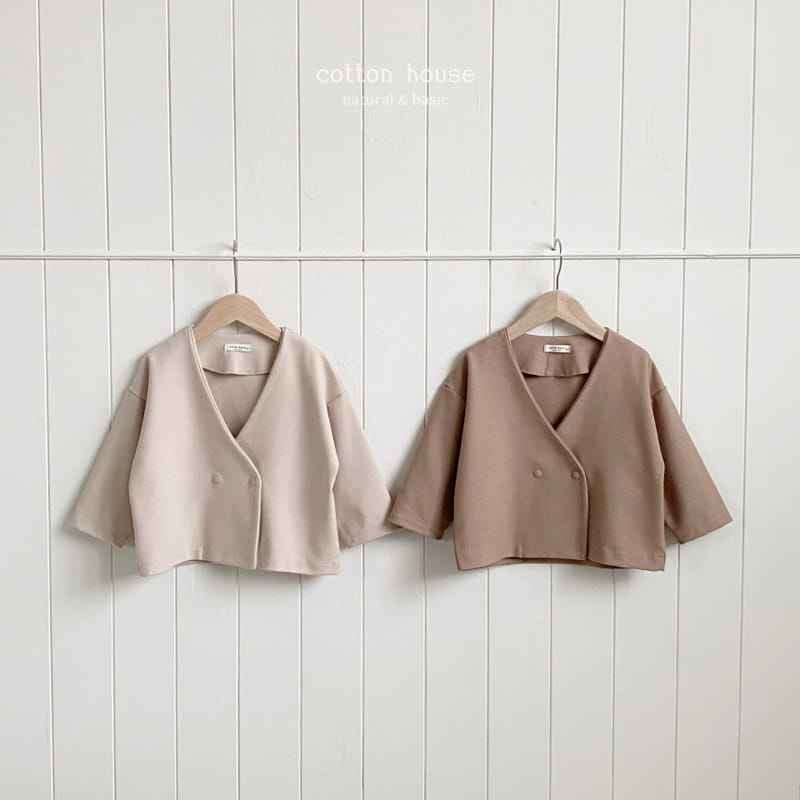 Cotton House - Korean Children Fashion - #childrensboutique - NO Collar Jacket