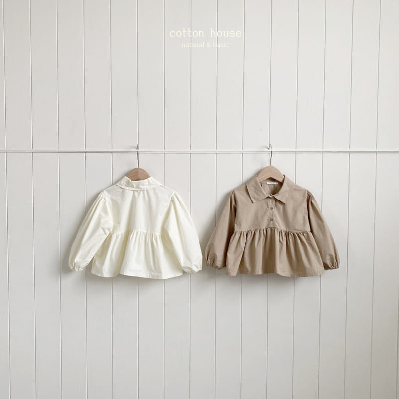 Cotton House - Korean Children Fashion - #childrensboutique - Collar Blouse - 6