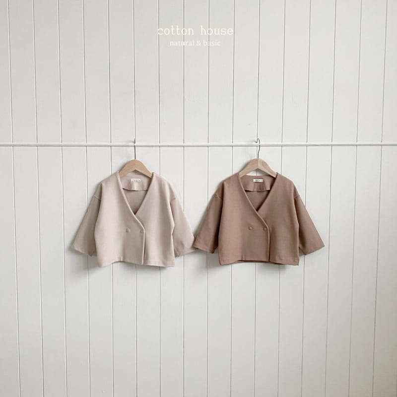 Cotton House - Korean Children Fashion - #designkidswear - NO Collar Jacket - 2