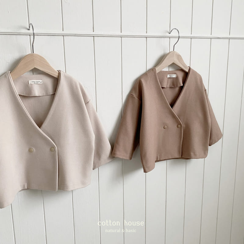 Cotton House - Korean Children Fashion - #discoveringself - NO Collar Jacket - 4