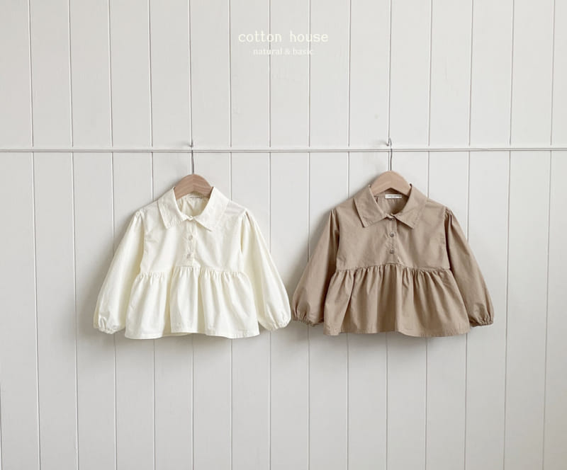 Cotton House - Korean Children Fashion - #magicofchildhood - Collar Blouse