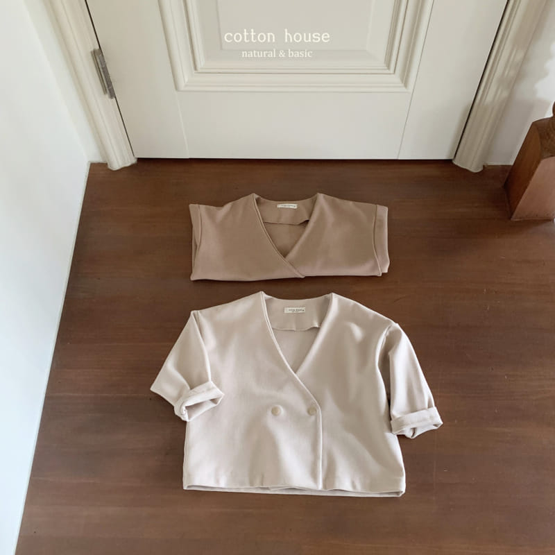 Cotton House - Korean Children Fashion - #prettylittlegirls - NO Collar Jacket - 12