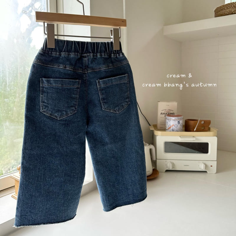 Cream Bbang - Korean Children Fashion - #Kfashion4kids - Half Open Jeans - 7