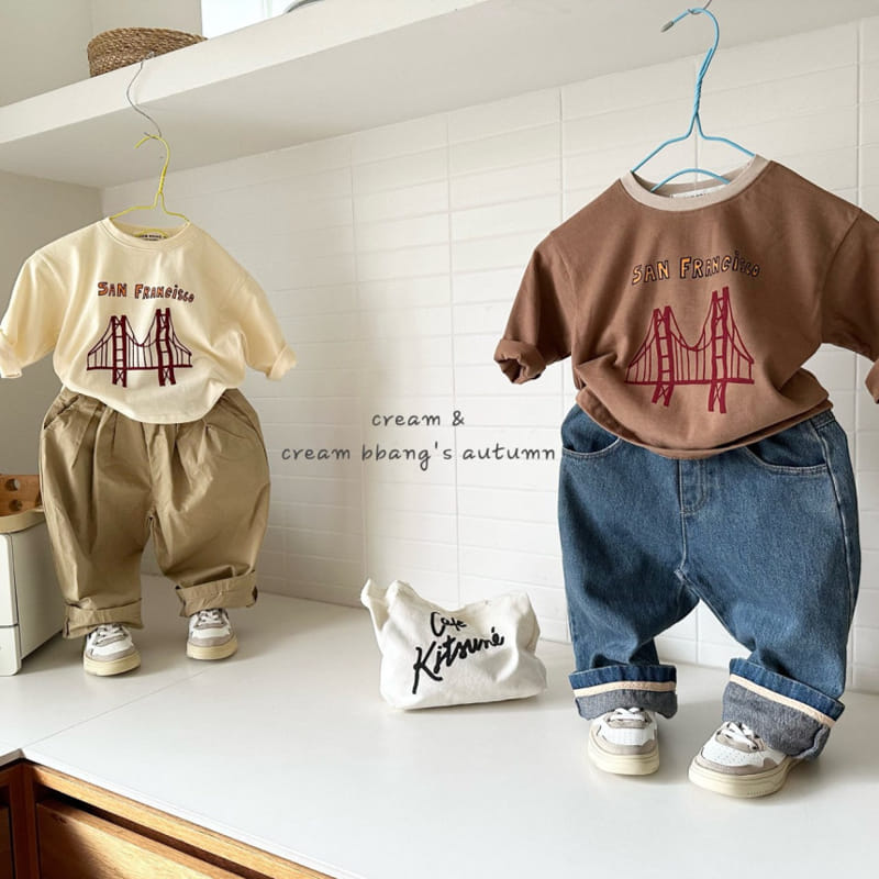Cream Bbang - Korean Children Fashion - #kidzfashiontrend - San Francisco Tee - 4