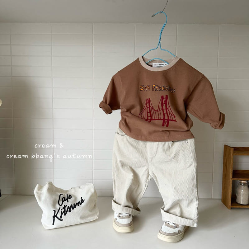 Cream Bbang - Korean Children Fashion - #childofig - San Francisco Tee - 9