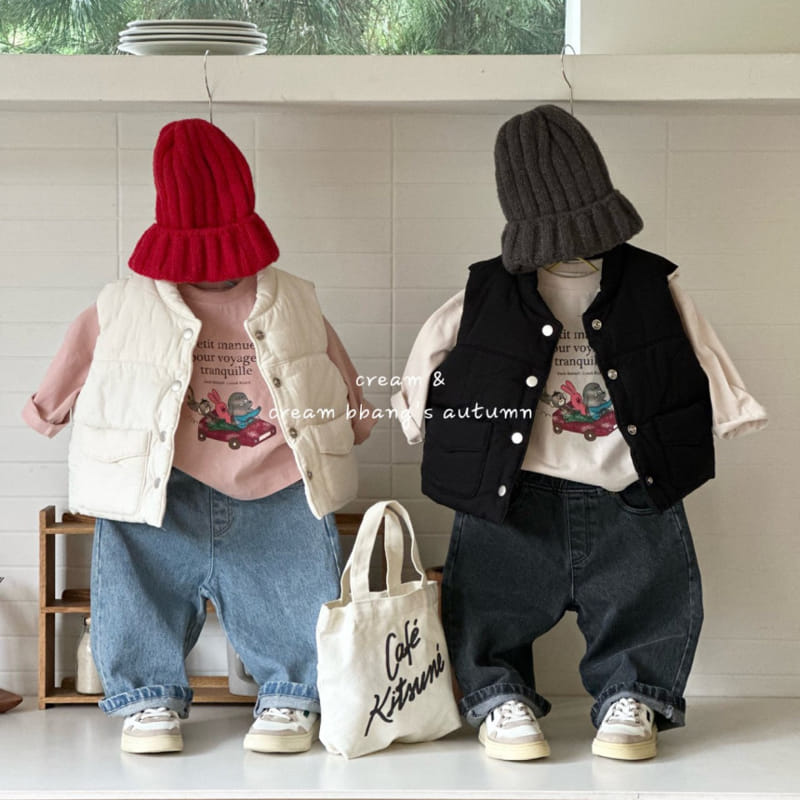 Cream Bbang - Korean Children Fashion - #discoveringself - Petit Tee - 8