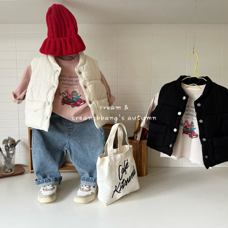 Cream Bbang - Korean Children Fashion - #fashionkids - Petit Tee - 9
