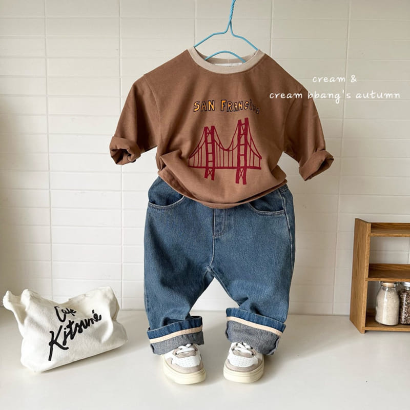 Cream Bbang - Korean Children Fashion - #littlefashionista - San Francisco Tee - 5