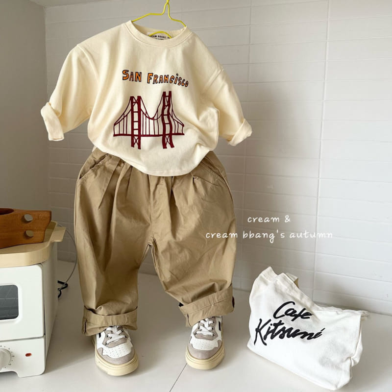 Cream Bbang - Korean Children Fashion - #magicofchildhood - San Francisco Tee - 6