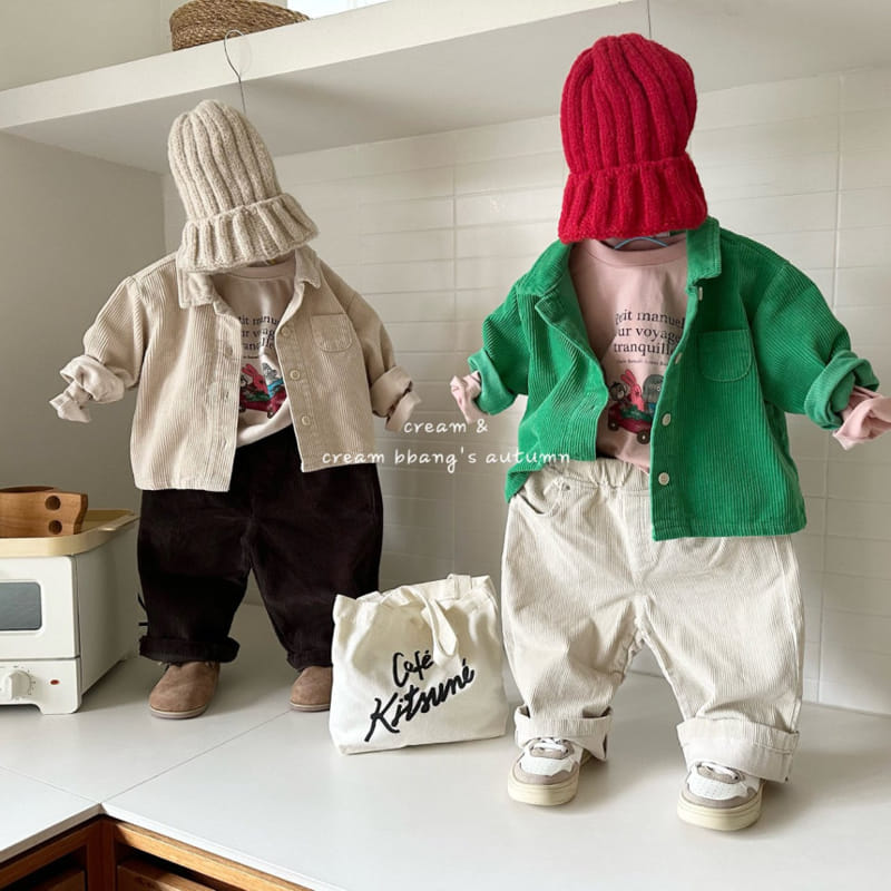 Cream Bbang - Korean Children Fashion - #magicofchildhood - Soft Shirt - 5