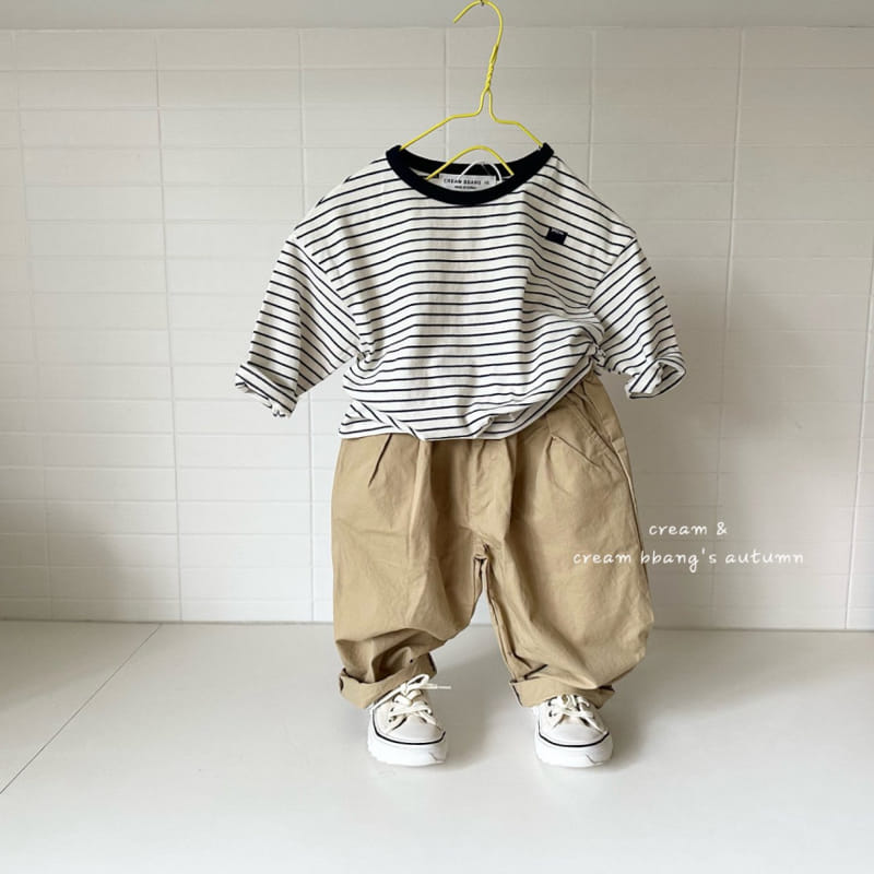 Cream Bbang - Korean Children Fashion - #stylishchildhood - Specail Stripes Tee - 8