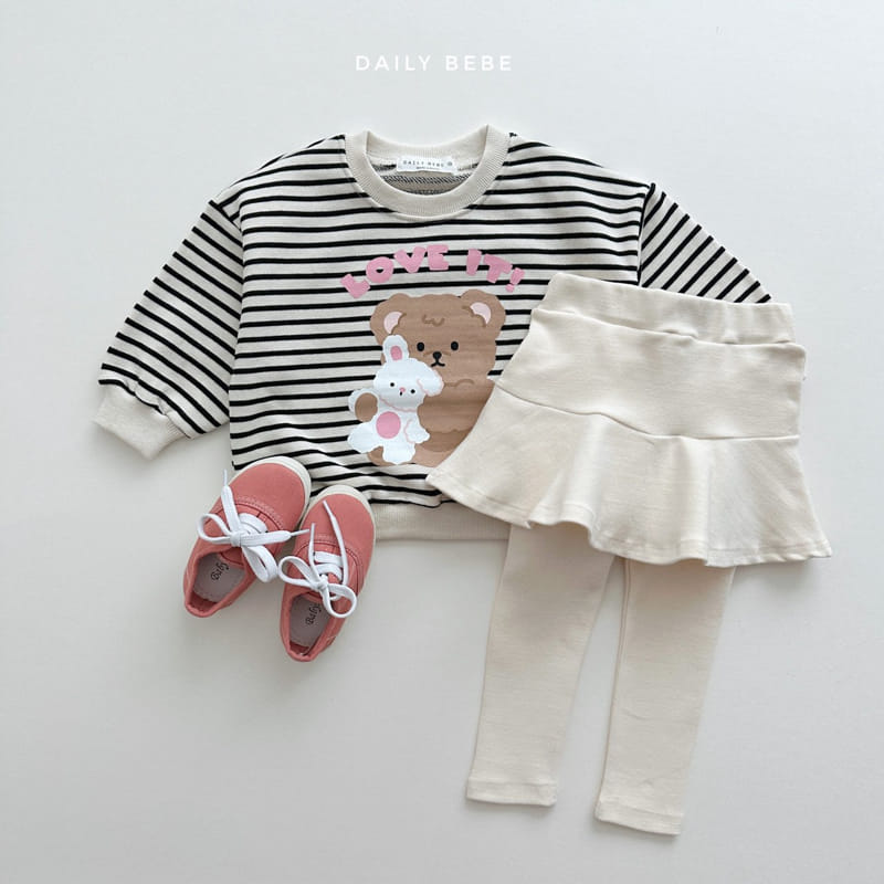 Daily Bebe - Korean Children Fashion - #Kfashion4kids - Love It Sweatshirt - 10