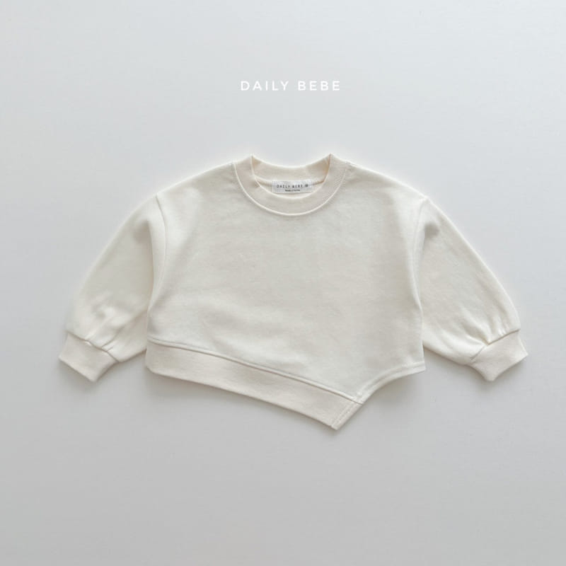 Daily Bebe - Korean Children Fashion - #childofig - Unbal Sweatshirt