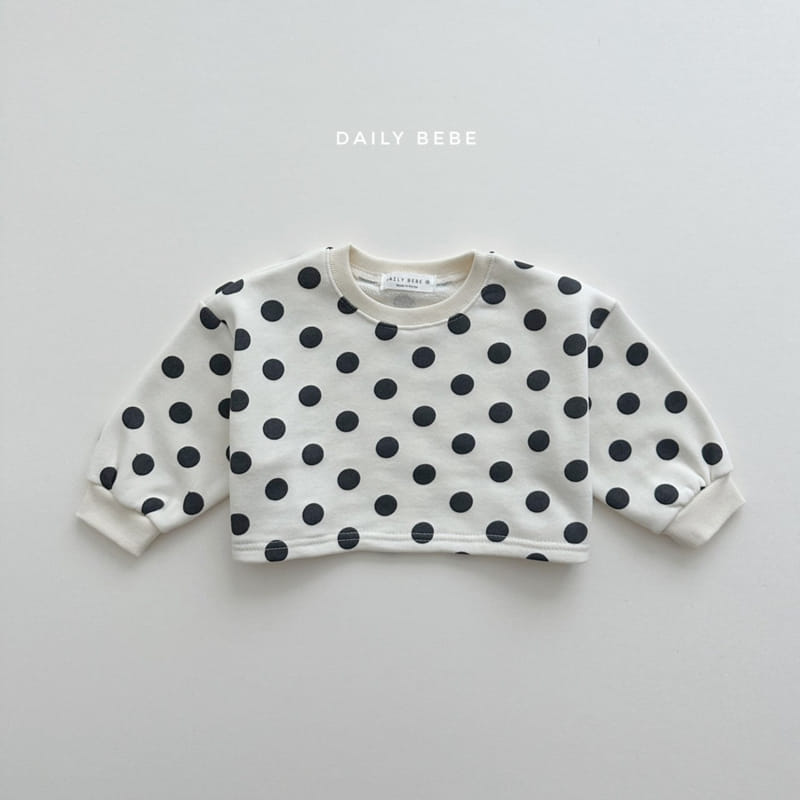 Daily Bebe - Korean Children Fashion - #childrensboutique - Pettern Crop Sweatshirt