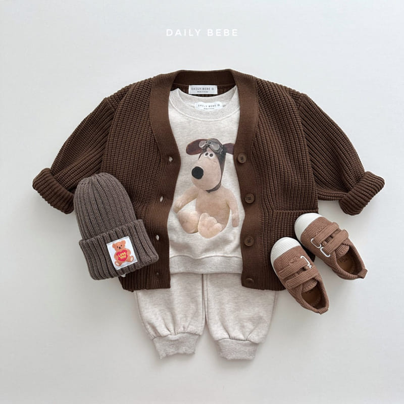 Daily Bebe - Korean Children Fashion - #designkidswear - Gromit Top Bottom Set - 5