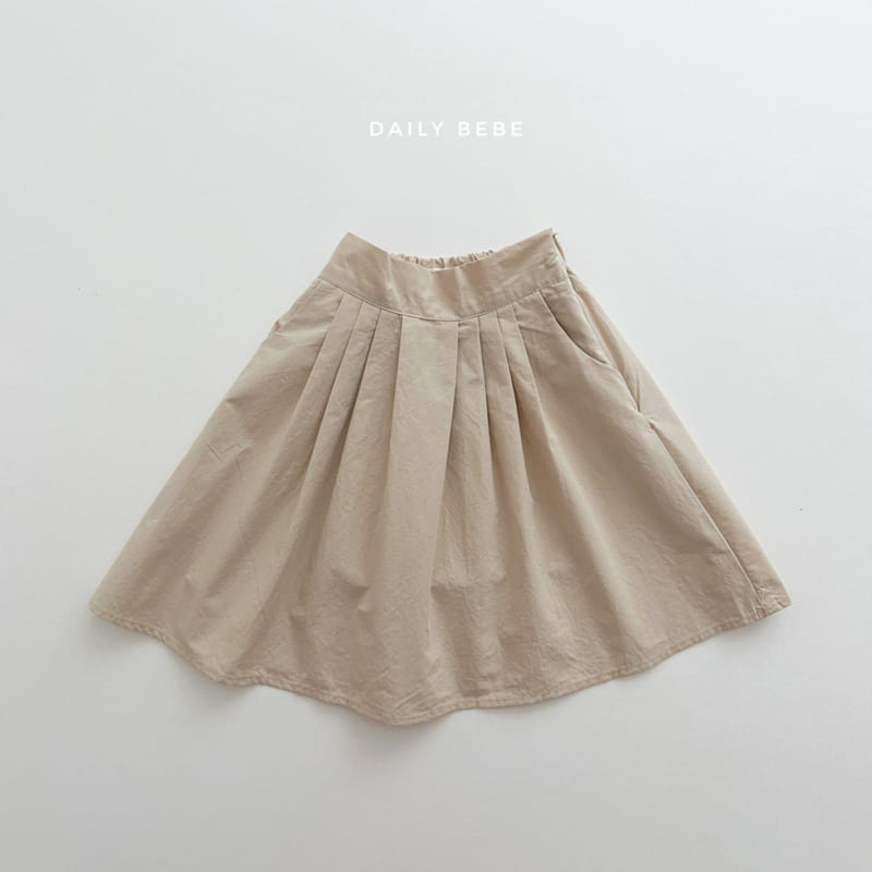 Daily Bebe - Korean Children Fashion - #designkidswear - Pintuck Skirt