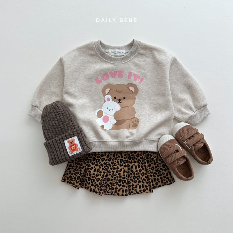 Daily Bebe - Korean Children Fashion - #childrensboutique - Love It Sweatshirt - 4