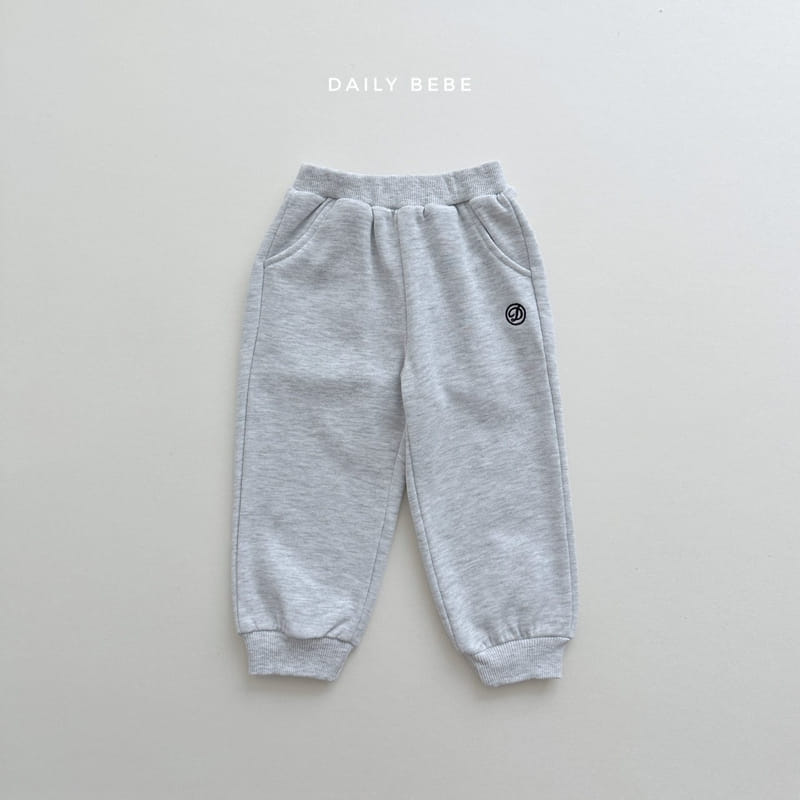 Daily Bebe - Korean Children Fashion - #fashionkids - D Embrodiery Pants - 9