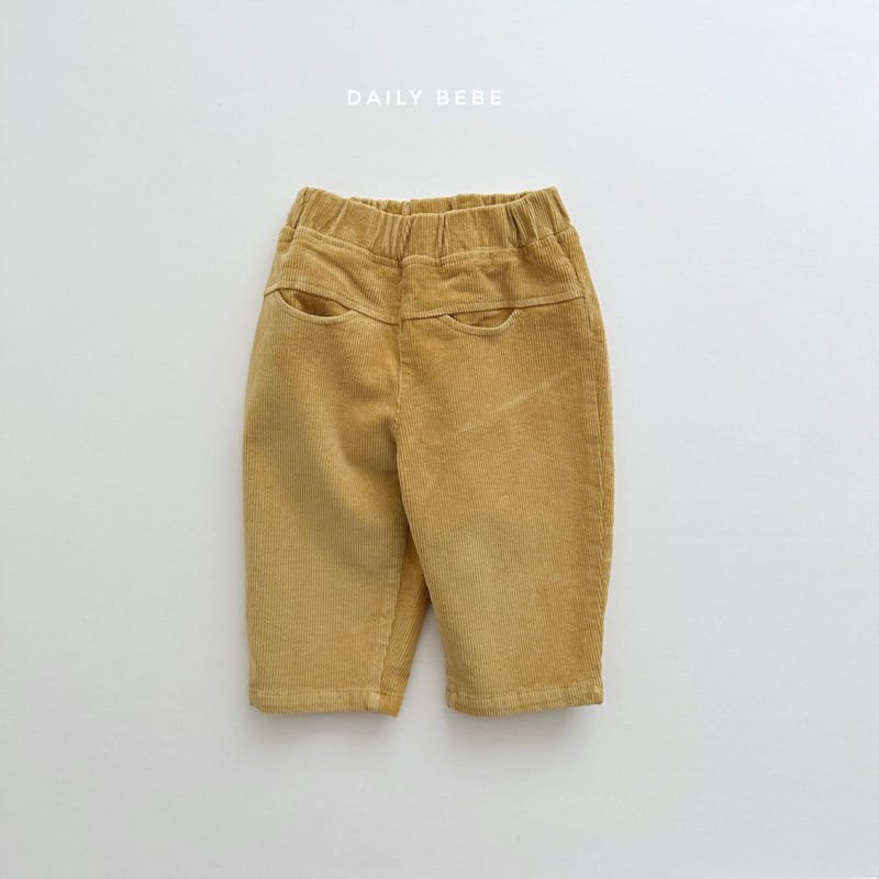 Daily Bebe - Korean Children Fashion - #fashionkids - Pocket Rib Pants - 6