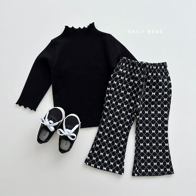 Daily Bebe - Korean Children Fashion - #fashionkids - Frill Tee - 11