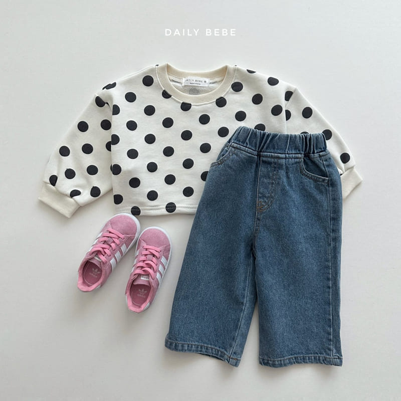 Daily Bebe - Korean Children Fashion - #discoveringself - Pettern Crop Sweatshirt - 4