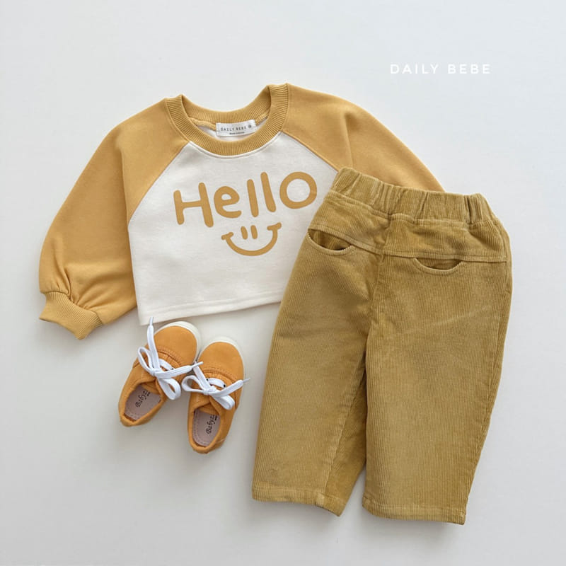 Daily Bebe - Korean Children Fashion - #kidsshorts - Pocket Rib Pants - 7