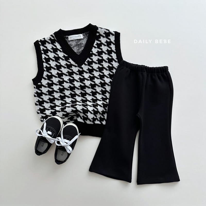 Daily Bebe - Korean Children Fashion - #kidsstore - Bootscut Pants - 11