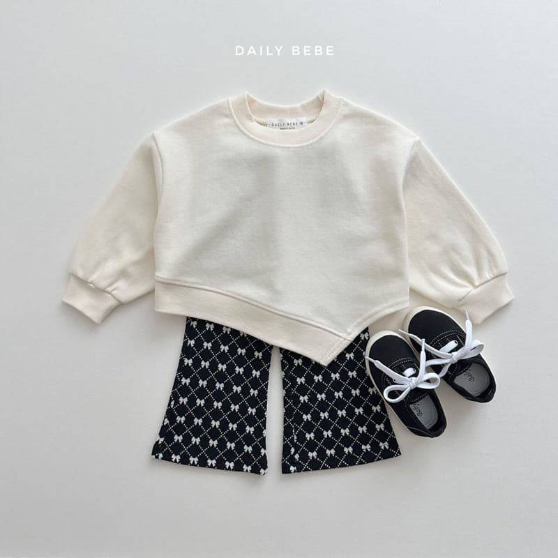 Daily Bebe - Korean Children Fashion - #kidsstore - Unbal Sweatshirt - 7