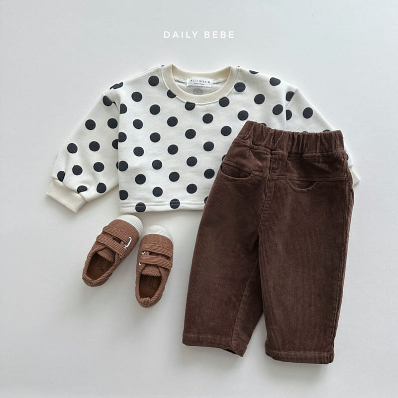 Daily Bebe - Korean Children Fashion - #kidsstore - Pettern Crop Sweatshirt - 6