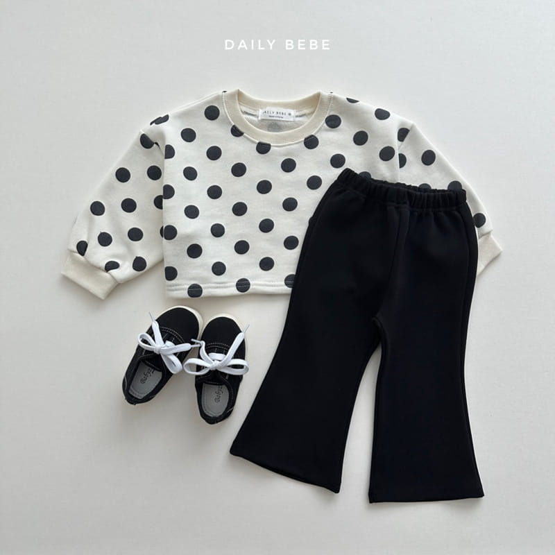Daily Bebe - Korean Children Fashion - #kidzfashiontrend - Pettern Crop Sweatshirt - 7