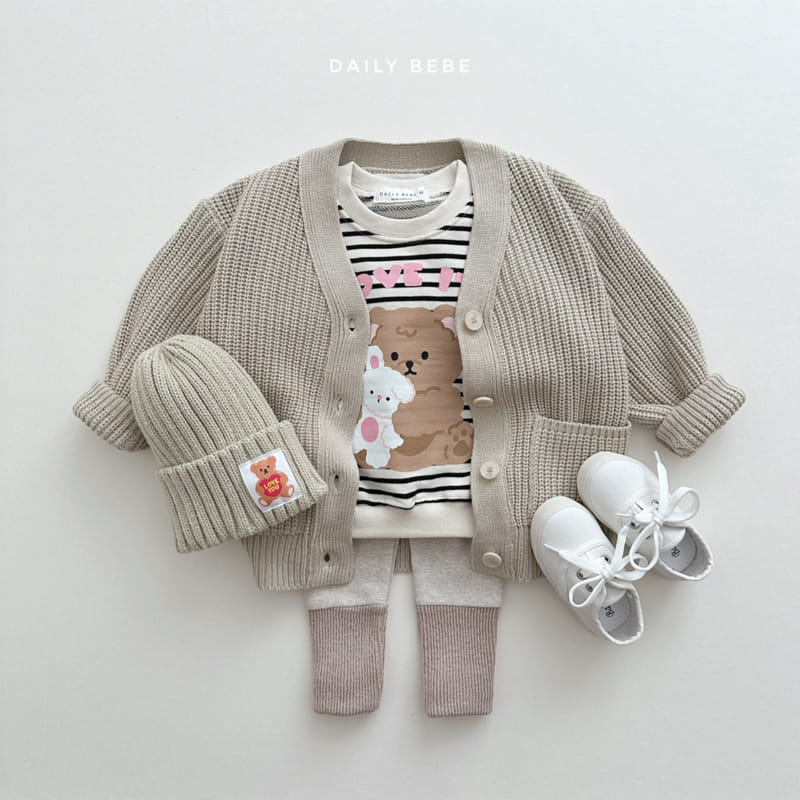 Daily Bebe - Korean Children Fashion - #littlefashionista - Fall Hazzi Cardigan - 2