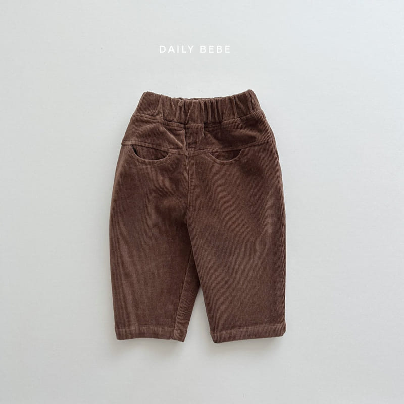 Daily Bebe - Korean Children Fashion - #littlefashionista - Pocket Rib Pants - 11