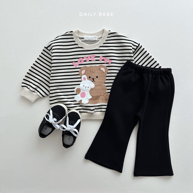 Daily Bebe - Korean Children Fashion - #littlefashionista - Love It Sweatshirt - 11