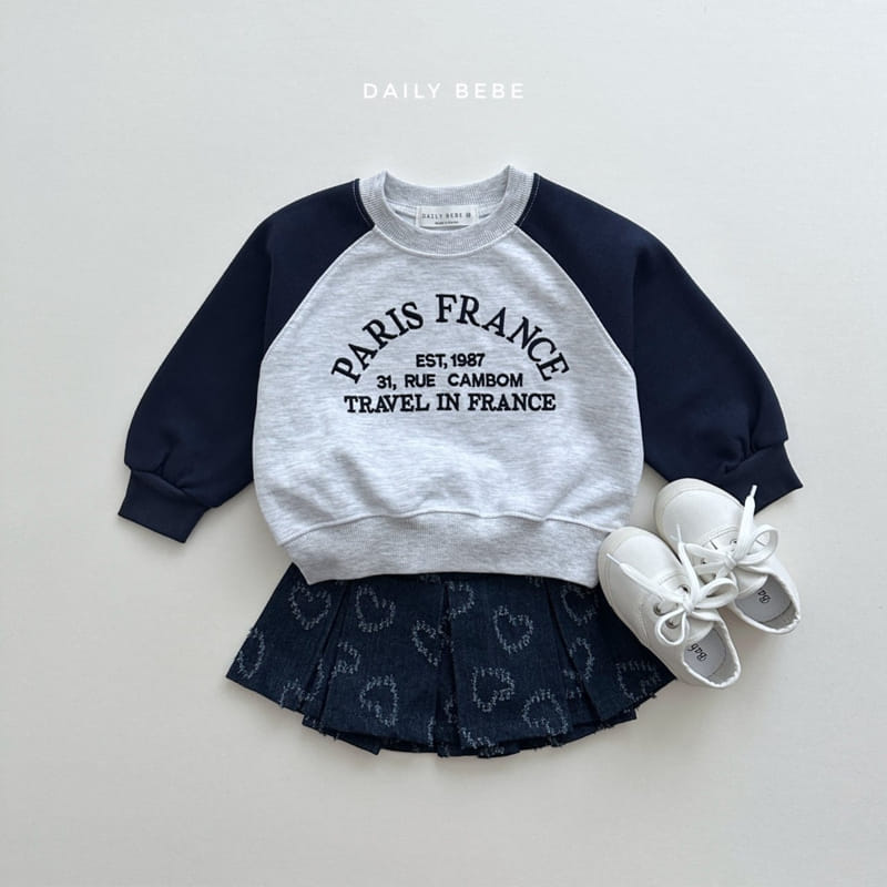Daily Bebe - Korean Children Fashion - #minifashionista - Heart Denim Skirt - 8