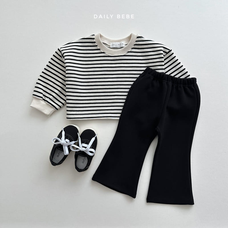 Daily Bebe - Korean Children Fashion - #minifashionista - Pettern Crop Sweatshirt - 11