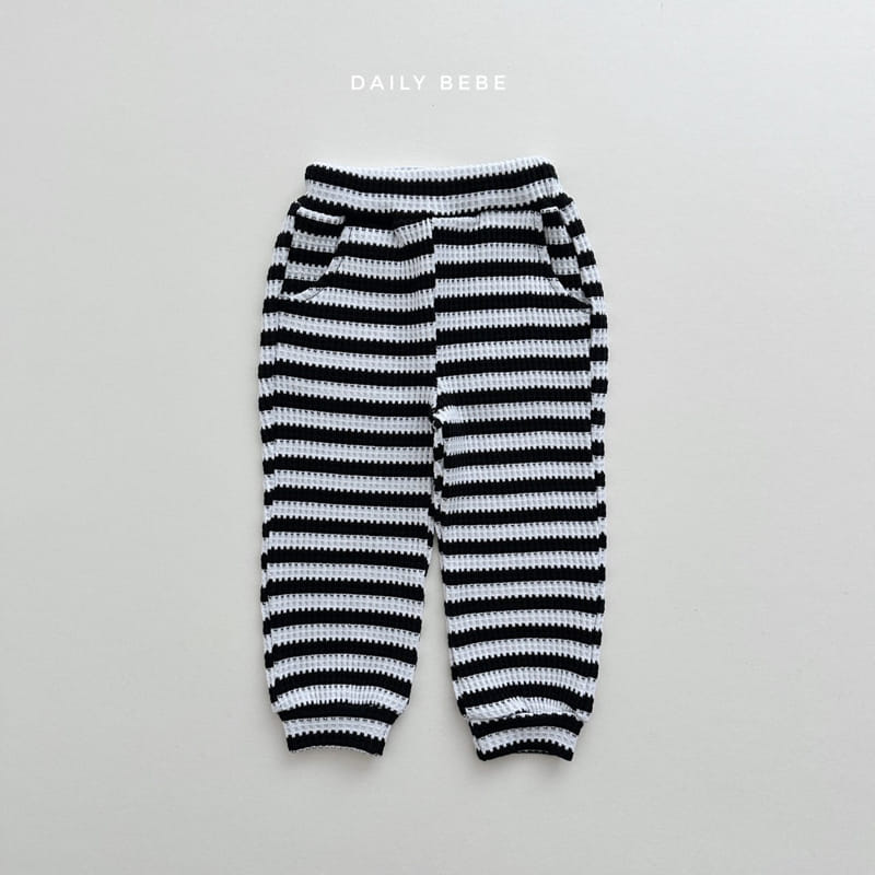 Daily Bebe - Korean Children Fashion - #stylishchildhood - Stripes Top Botom Set - 5
