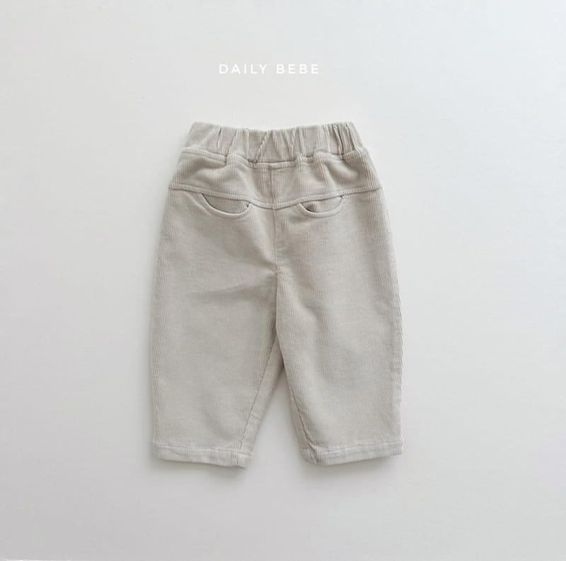 Daily Bebe - Korean Children Fashion - #stylishchildhood - Pocket Rib Pants
