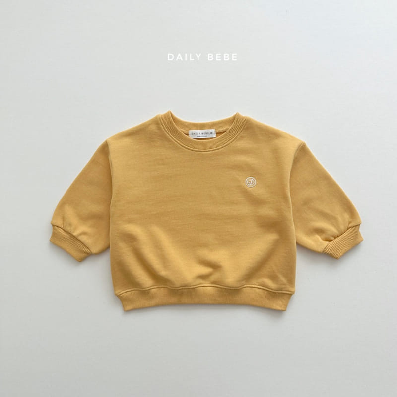 Daily Bebe - Korean Children Fashion - #todddlerfashion - D Embrodiery Sweatshirt