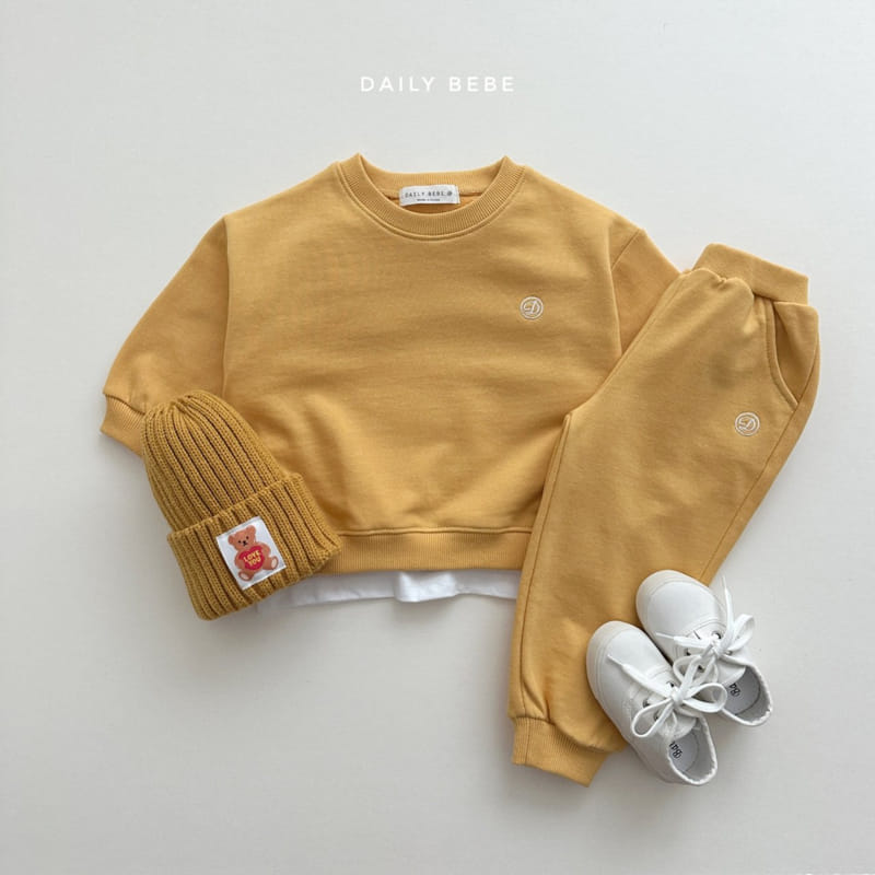 Daily Bebe - Korean Children Fashion - #toddlerclothing - D Embrodiery Sweatshirt - 2