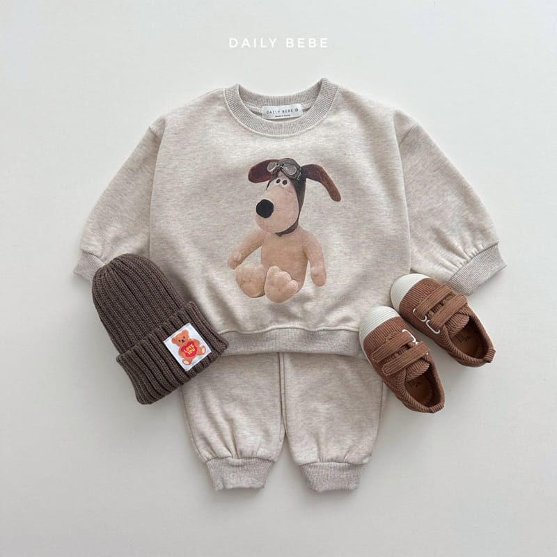 Daily Bebe - Korean Children Fashion - #toddlerclothing - Gromit Top Bottom Set