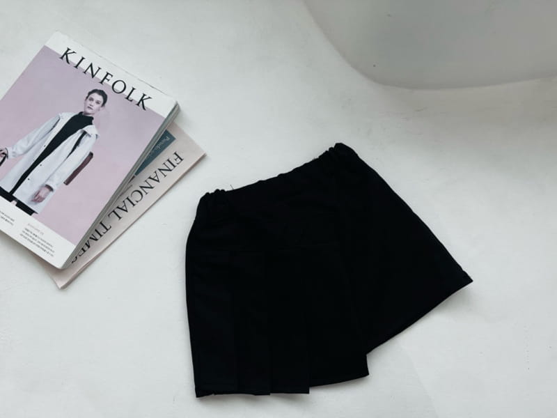 Dore Dore - Korean Children Fashion - #childrensboutique - Pleats Unbal Skirt Pants - 11