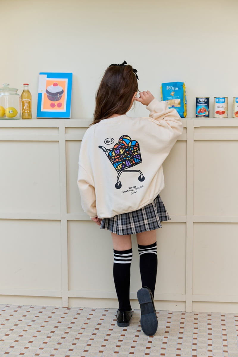 Dore Dore - Korean Children Fashion - #designkidswear - Basket Sweatshirt