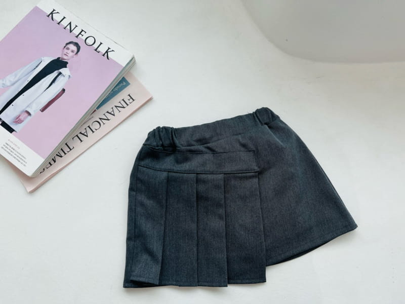 Dore Dore - Korean Children Fashion - #designkidswear - Pleats Unbal Skirt Pants - 12