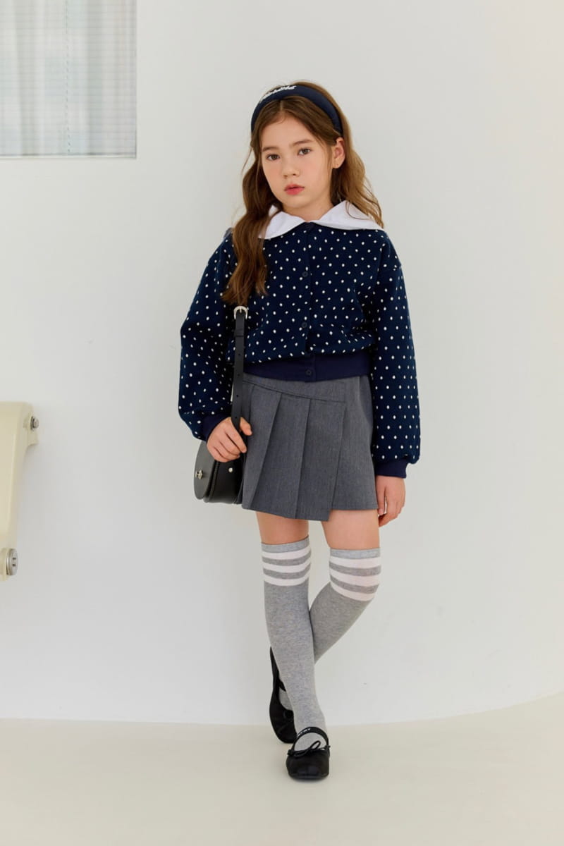 Dore Dore - Korean Children Fashion - #kidsstore - Pleats Unbal Skirt Pants - 2
