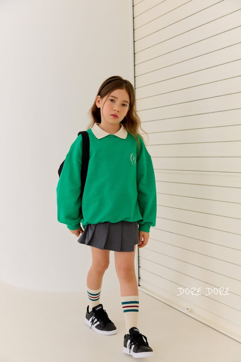 Dore Dore - Korean Children Fashion - #littlefashionista - Pleats Unbal Skirt Pants - 5