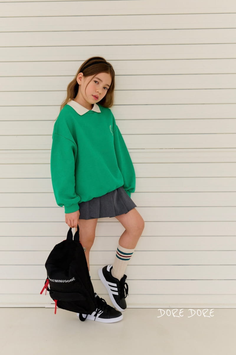 Dore Dore - Korean Children Fashion - #magicofchildhood - Pleats Unbal Skirt Pants - 6