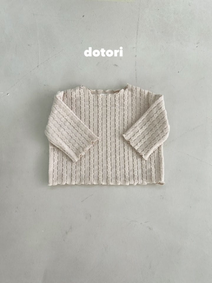Dotori - Korean Children Fashion - #kidsshorts - Knit Crop Tee - 3