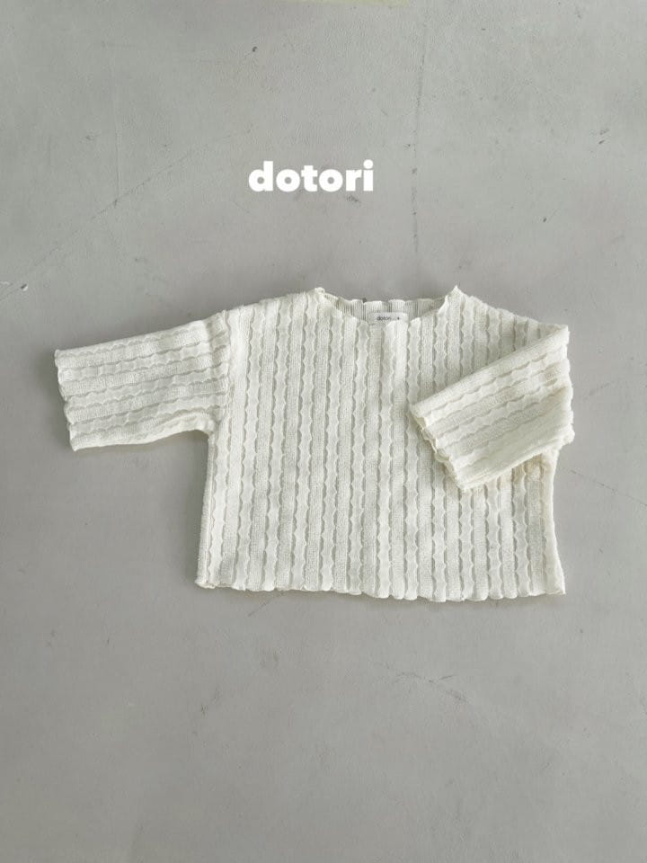 Dotori - Korean Children Fashion - #kidsshorts - Knit Crop Tee - 4