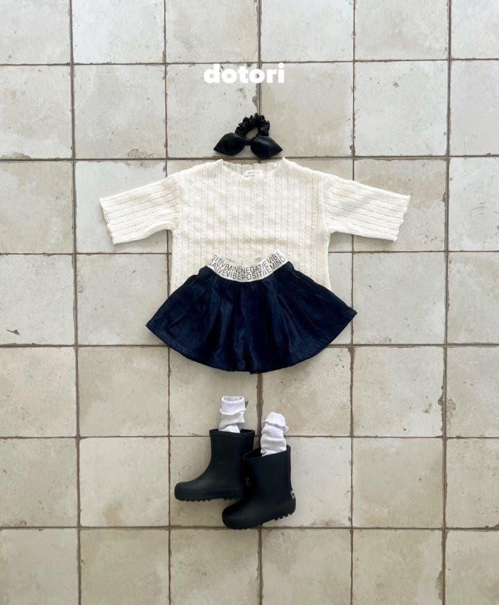 Dotori - Korean Children Fashion - #minifashionista - Knit Crop Tee - 9