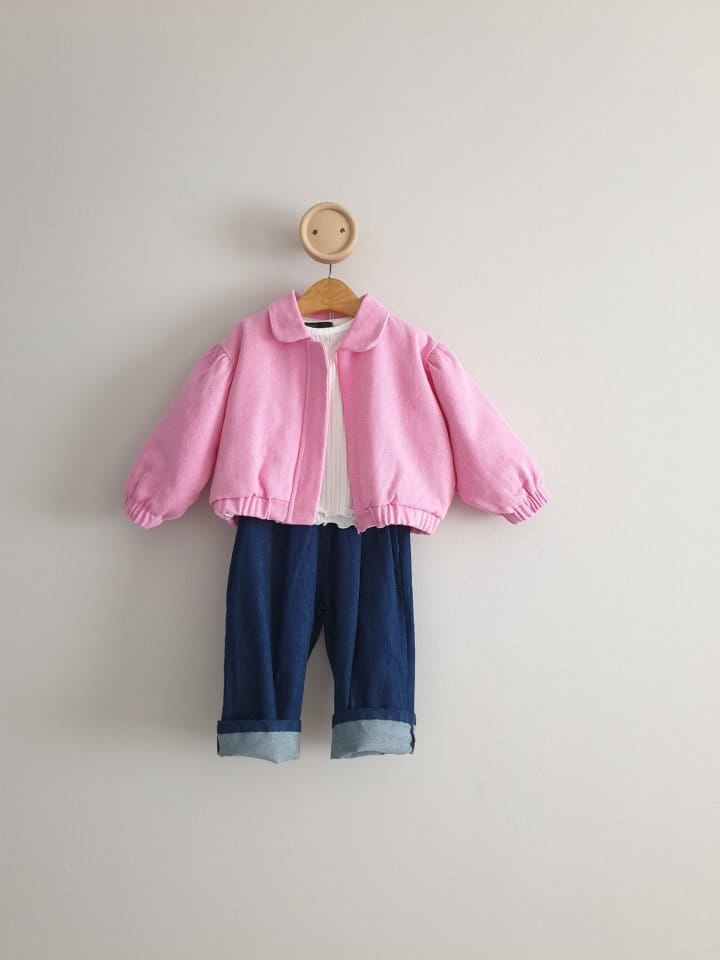 Eclair - Korean Children Fashion - #childofig - Crop Jacket - 4